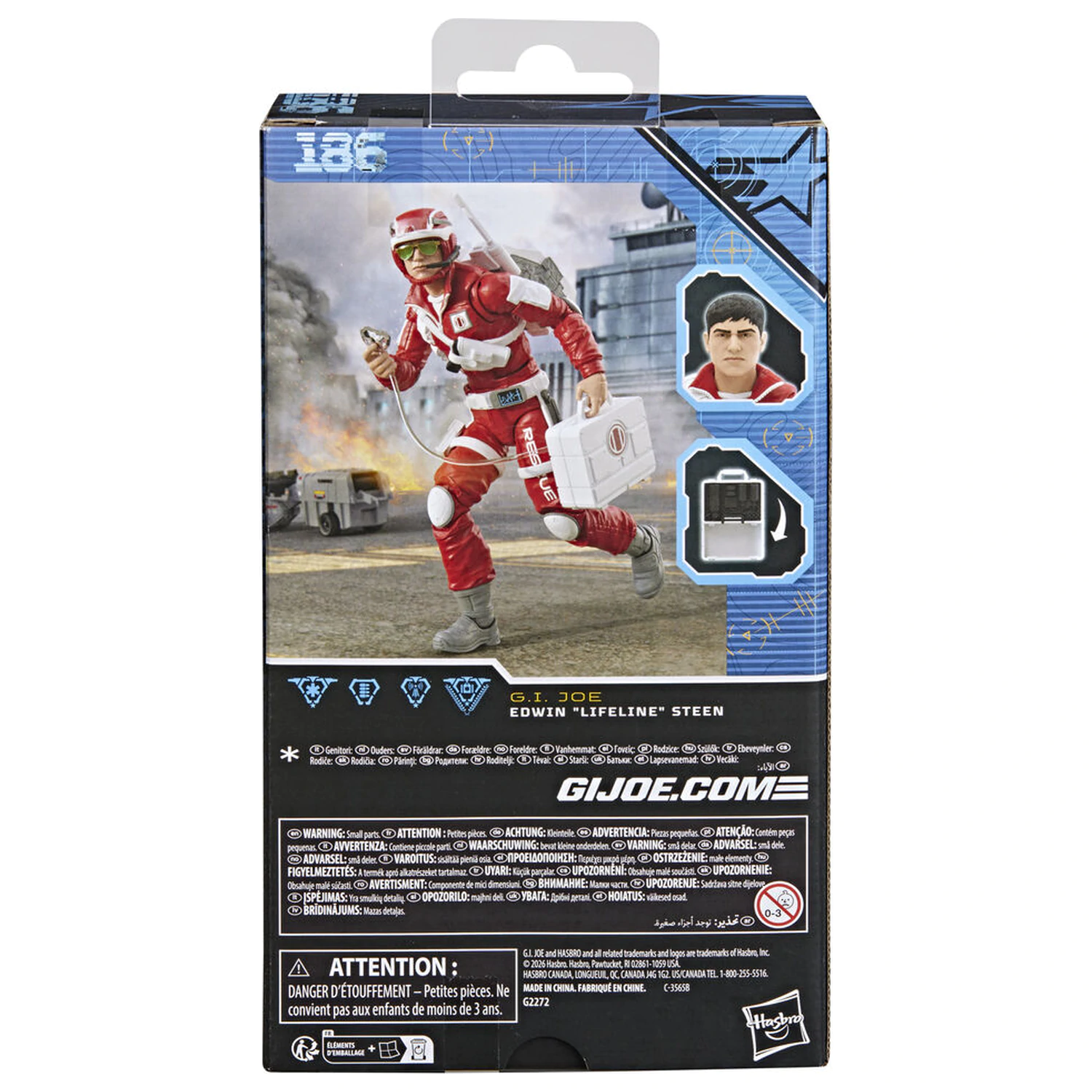 G.I. Joe Classified Series Edwin Lifeline Figur 15 cm Produktfoto