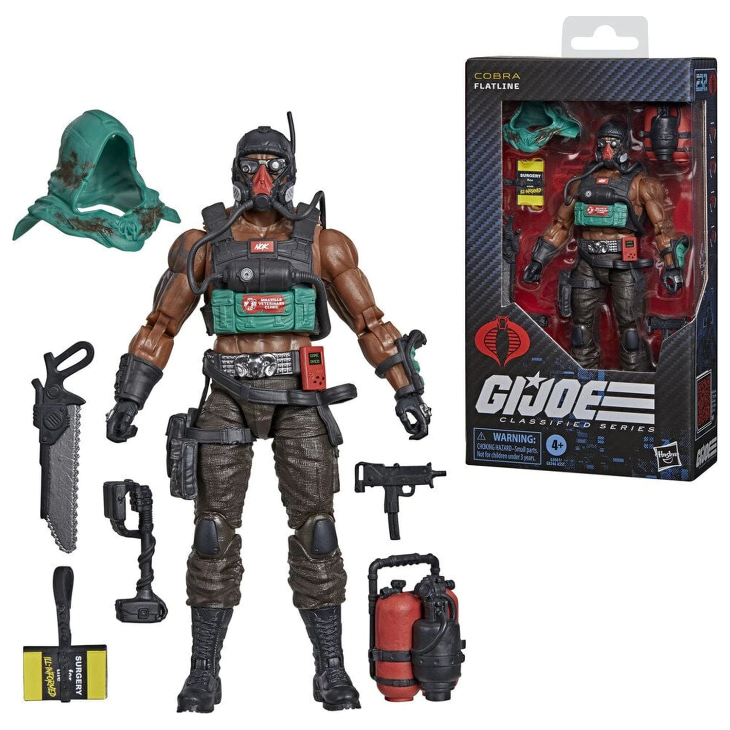 G.I. Joe Classified Series Flatline Figur 15 cm Produktfoto