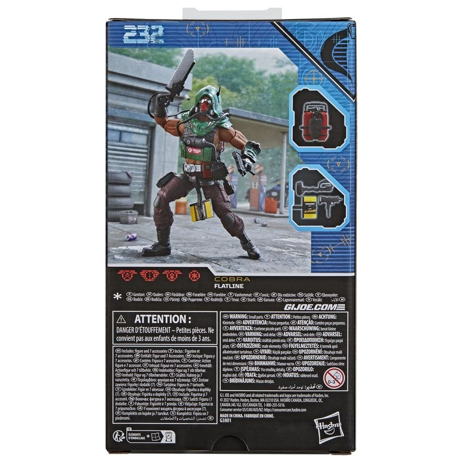 G.I. Joe Classified Series Flatline Figur 15 cm Produktfoto