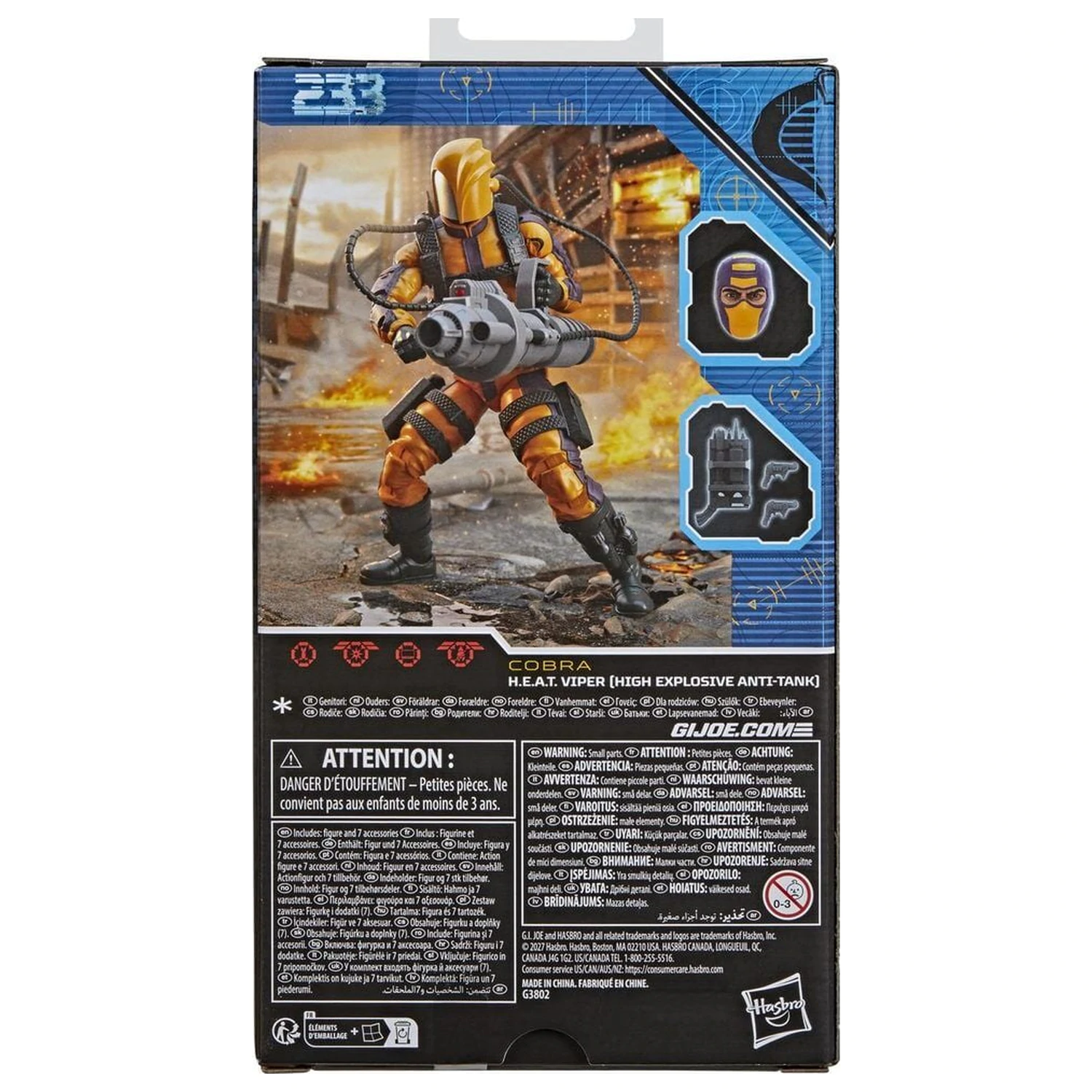 G.I. Joe Classified Series H.E.A.T. Viper Figur 15 cm Produktfoto