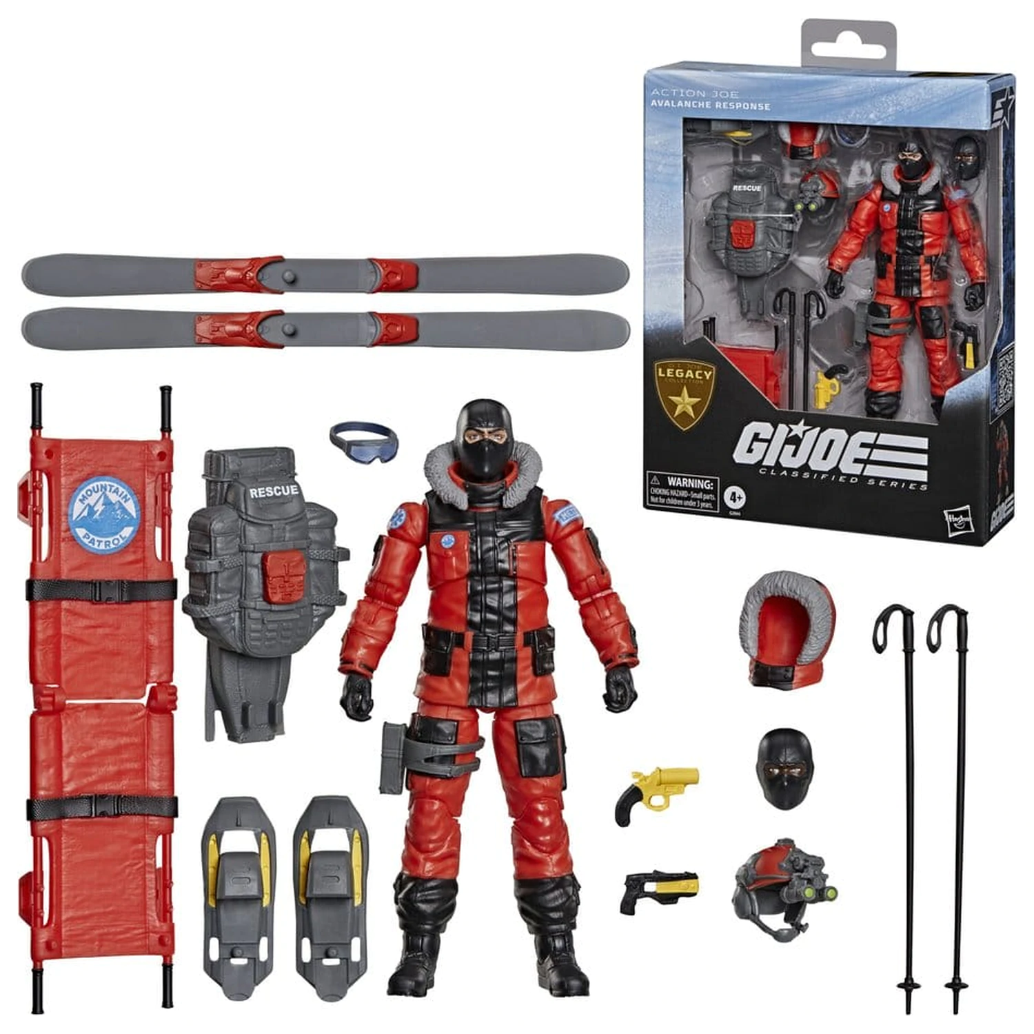 G.I. Joe Classified Series Legacy Collection Action Figur Action Joe - Avalanche Response 15 cm Produktfoto
