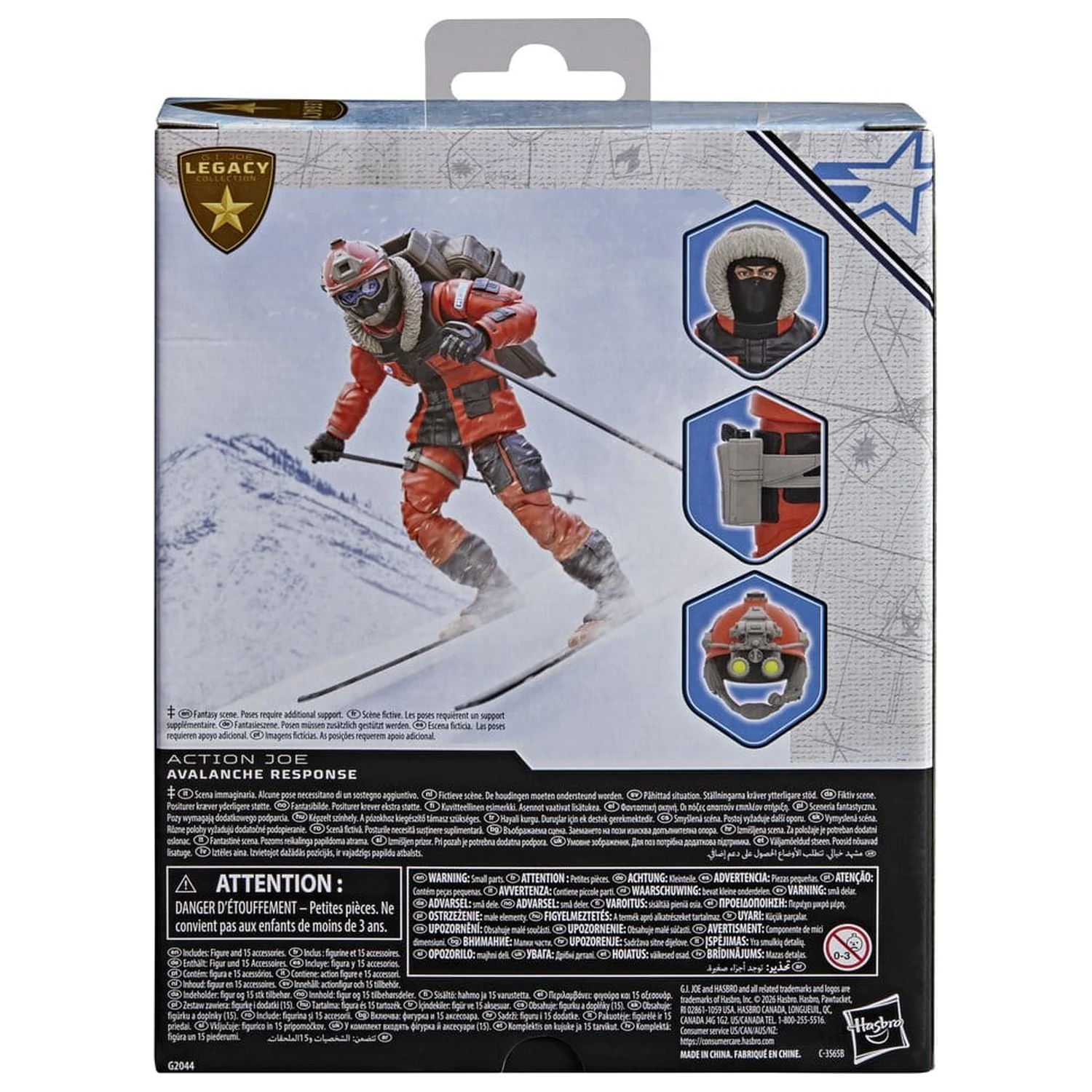 G.I. Joe Classified Series Legacy Collection Action Figur Action Joe - Avalanche Response 15 cm Produktfoto