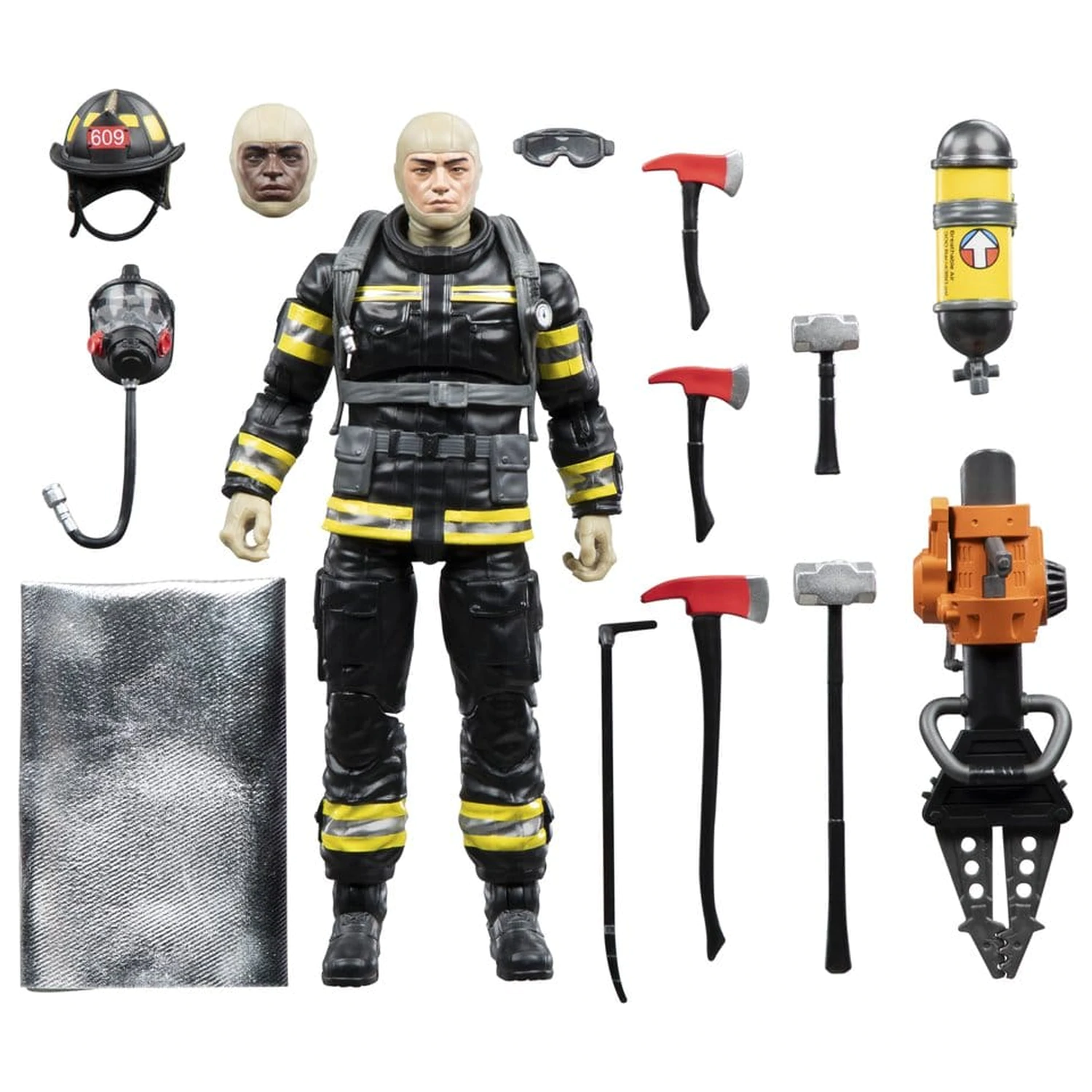 G.I. Joe Classified Series Legacy Collection Actionfigur Search & Rescue Firefighter 15 Zentimeter Produktfoto
