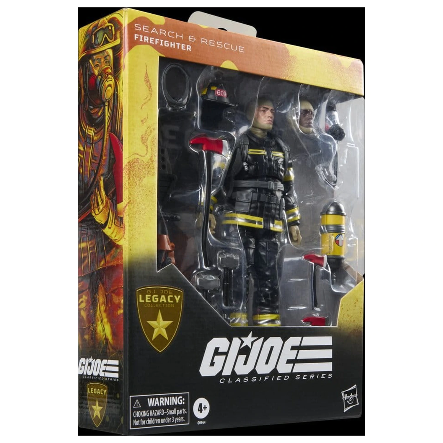 G.I. Joe Classified Series Legacy Collection Actionfigur Search & Rescue Firefighter 15 Zentimeter Produktfoto