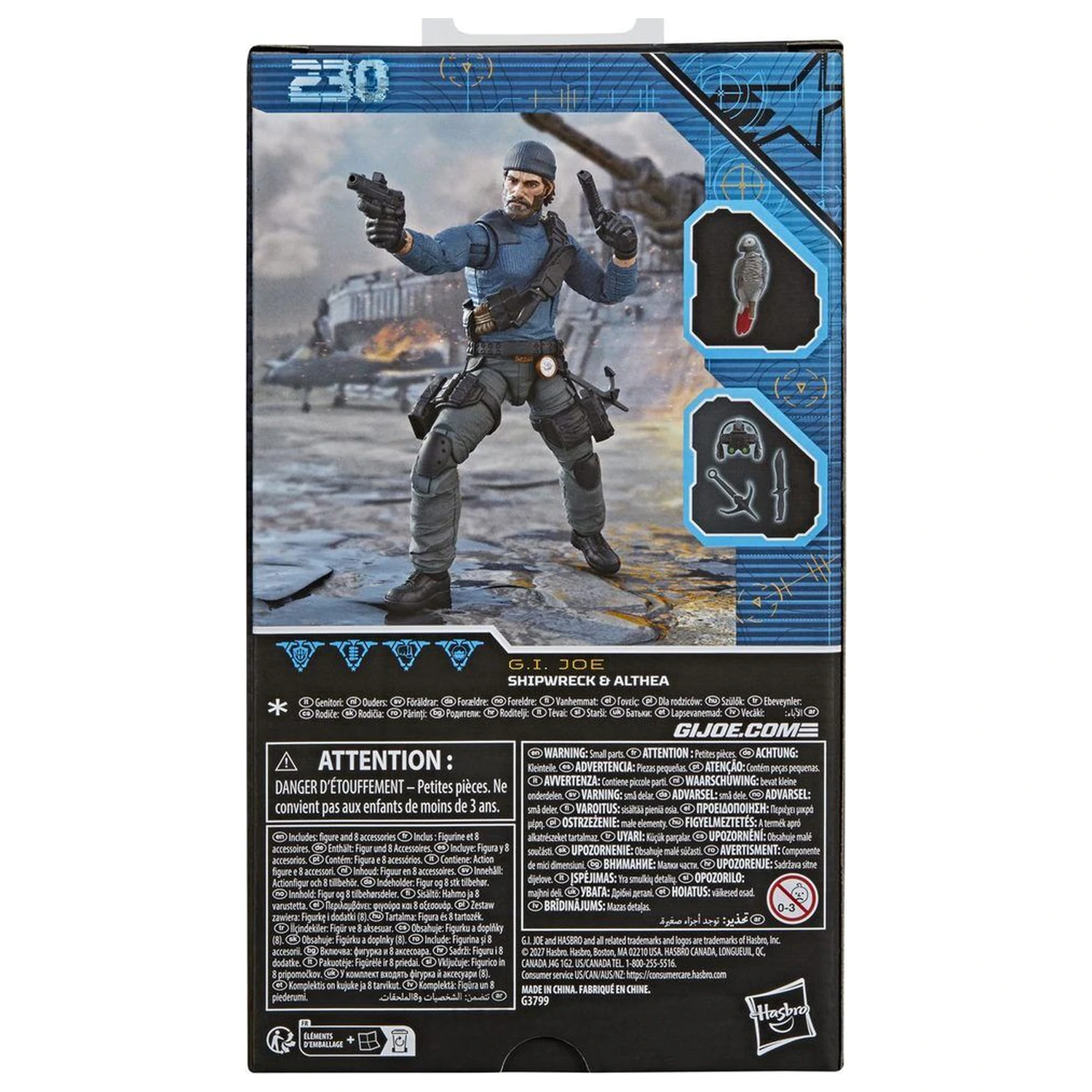 G.I. Joe Classified Series Shipwreck & Althea Figur 15 Zentimeter Produktfoto