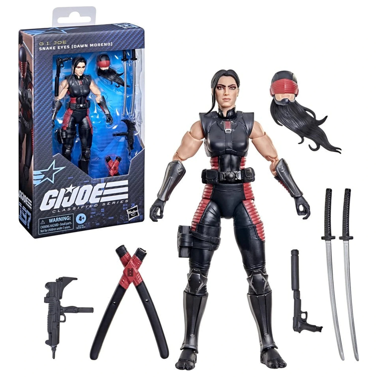 G.I. Joe Classified Series Action Figur Snake Eyes (Dawn Moreno) 15 cm Produktfoto