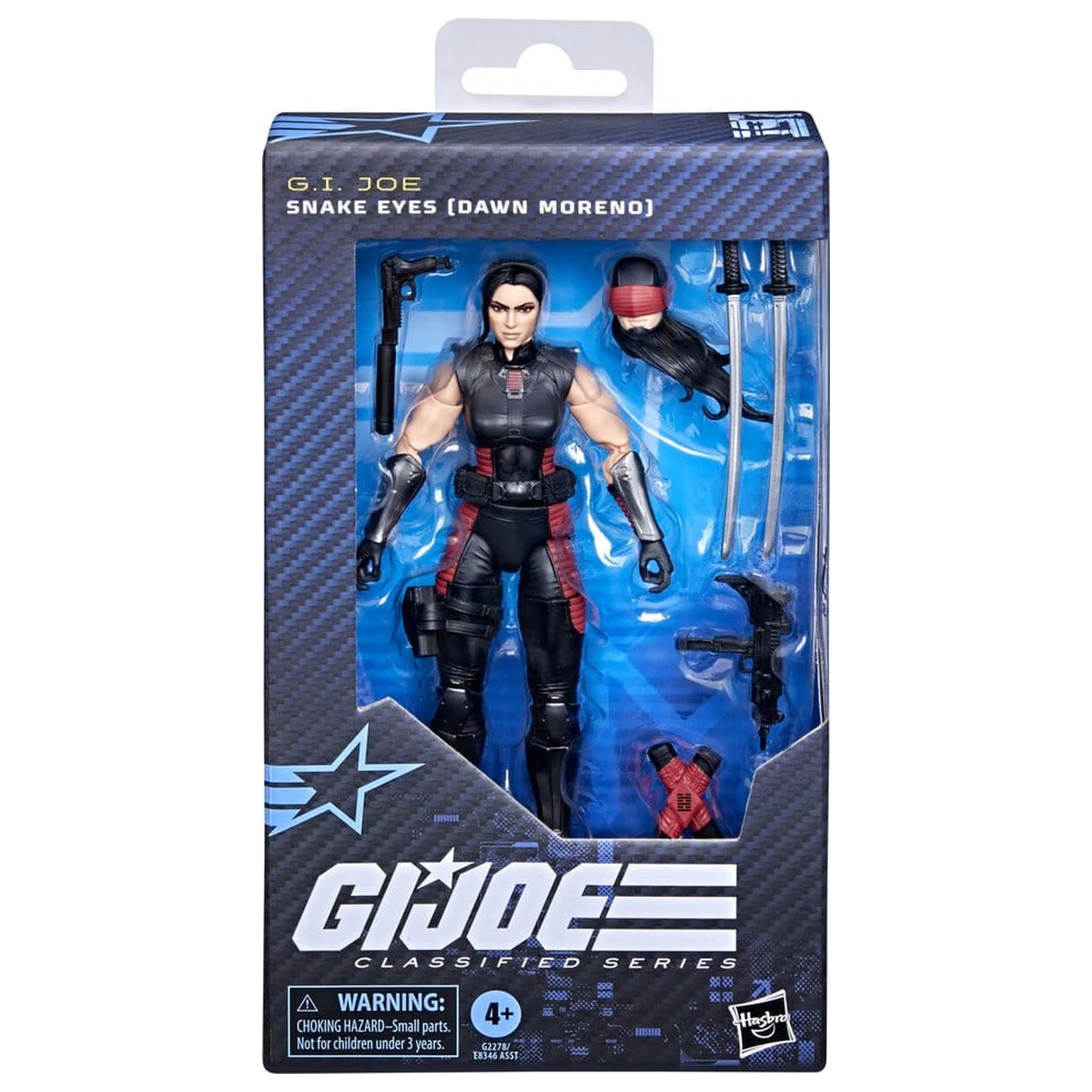 G.I. Joe Classified Series Action Figur Snake Eyes (Dawn Moreno) 15 cm Produktfoto