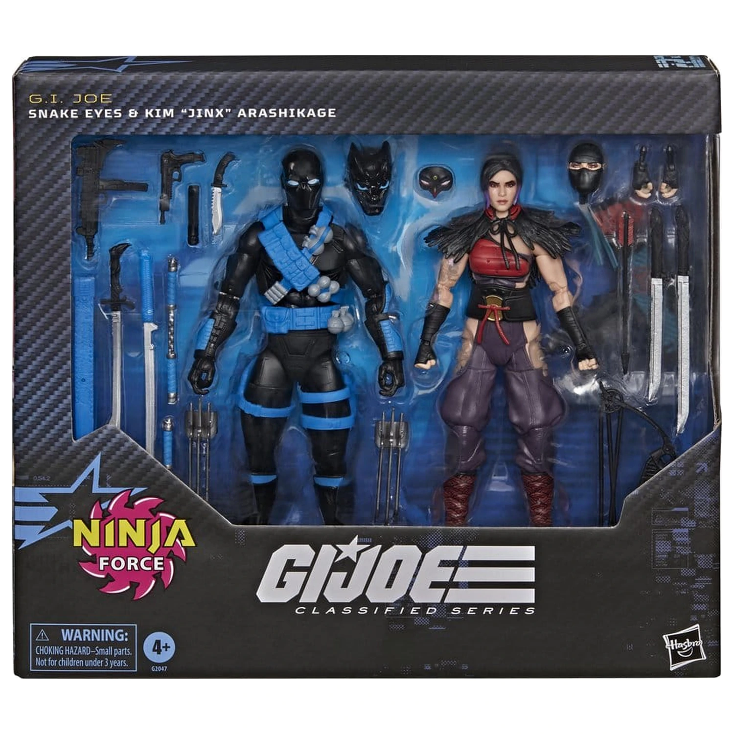G.I. Joe Classified Series Actionfiguren 2er-Pack Snake Eyes & Kim "Jinx" Arashikage 15 cm Produktfoto