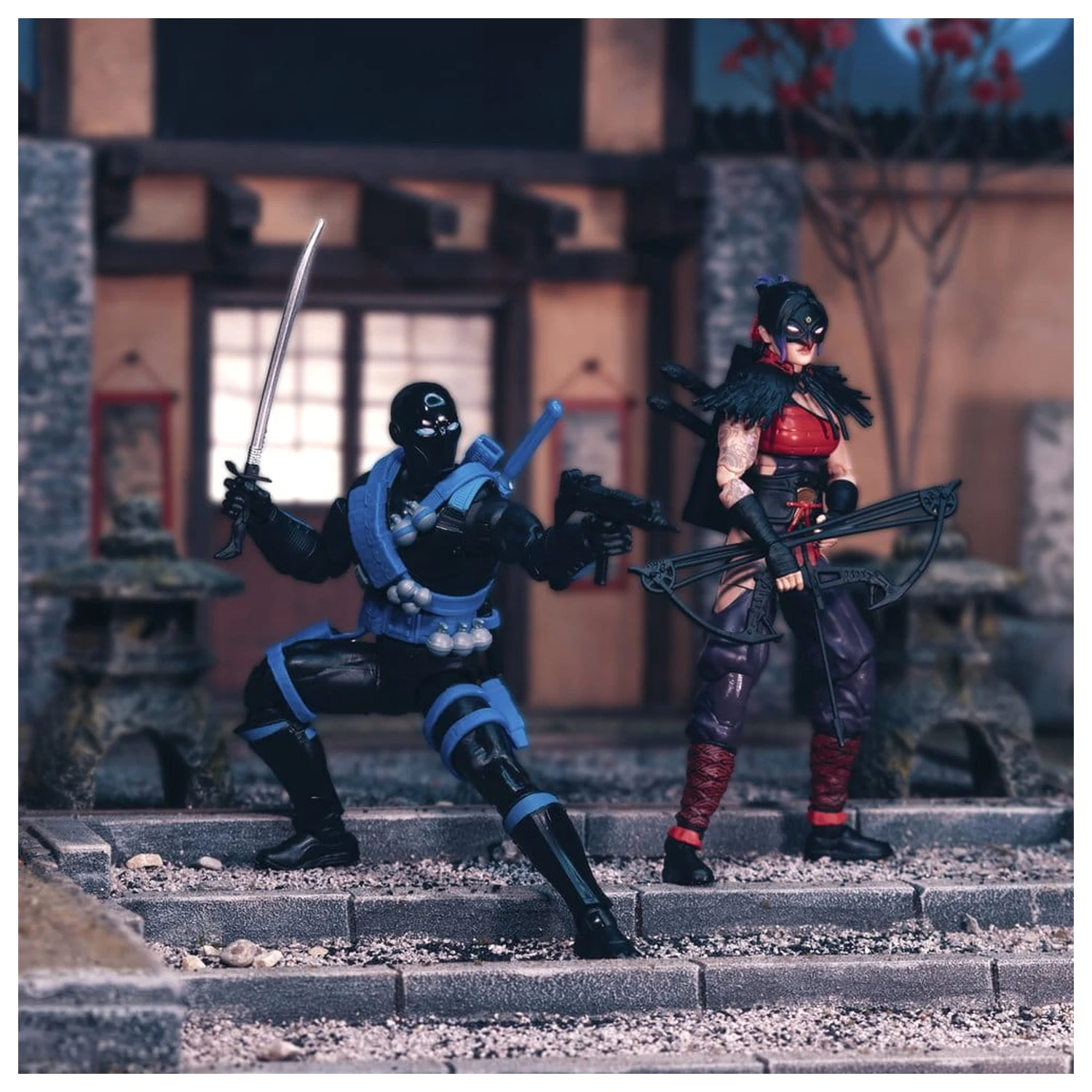 G.I. Joe Classified Series Actionfiguren 2er-Pack Snake Eyes & Kim "Jinx" Arashikage 15 cm Produktfoto