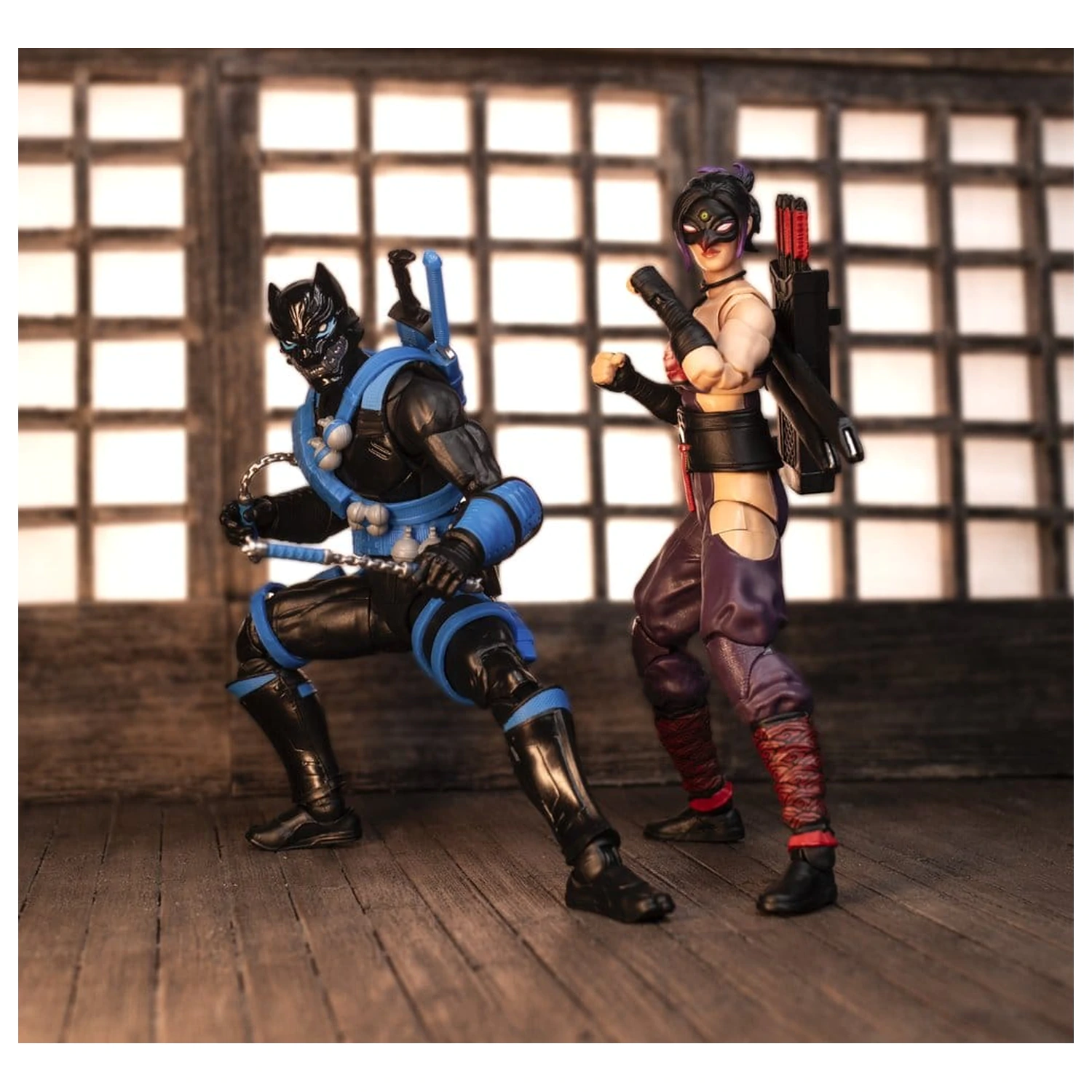 G.I. Joe Classified Series Actionfiguren 2er-Pack Snake Eyes & Kim "Jinx" Arashikage 15 cm Produktfoto