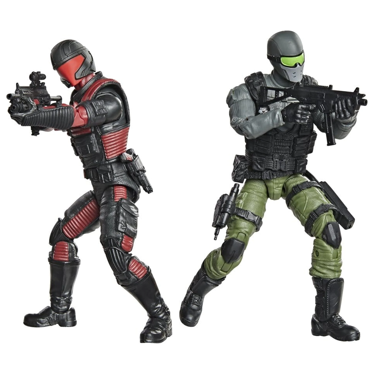 G.I. Joe Classified Series Action-Figur & Fahrzeug-Set Snake Eyes & Varmint ATV vs. Stealth Viper & Cobra Stealth Flight Pod (Trubble Bubble) 15 cm Produktfoto