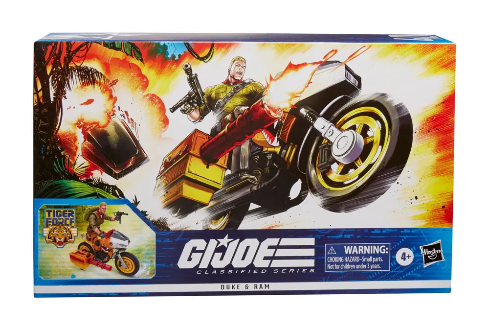 G.I. Joe Classified Series Tiger Force Actionfigur mit Fahrzeug 2022 Duke & Ram 15 cm Produktfoto