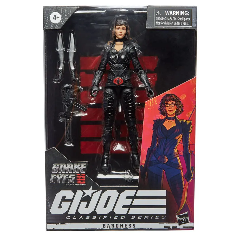 G.I. Joe Classified Series - Snake Eyes: G.I. Joe Origins Baroness 19 Figur 15 cm Produktfoto