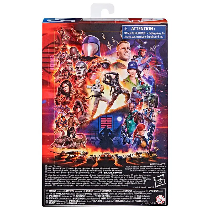 G.I. Joe Classified Series Actionfigur 2023 Xamot Paoli 15 cm Produktfoto