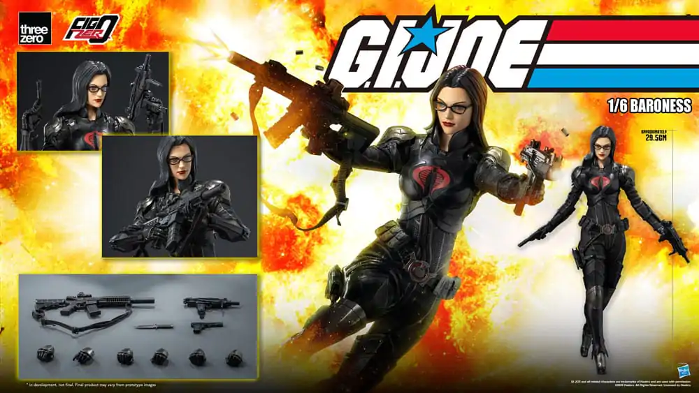 G.I. Joe FigZero Actionfigur 1/6 Baroness 30 cm Produktfoto