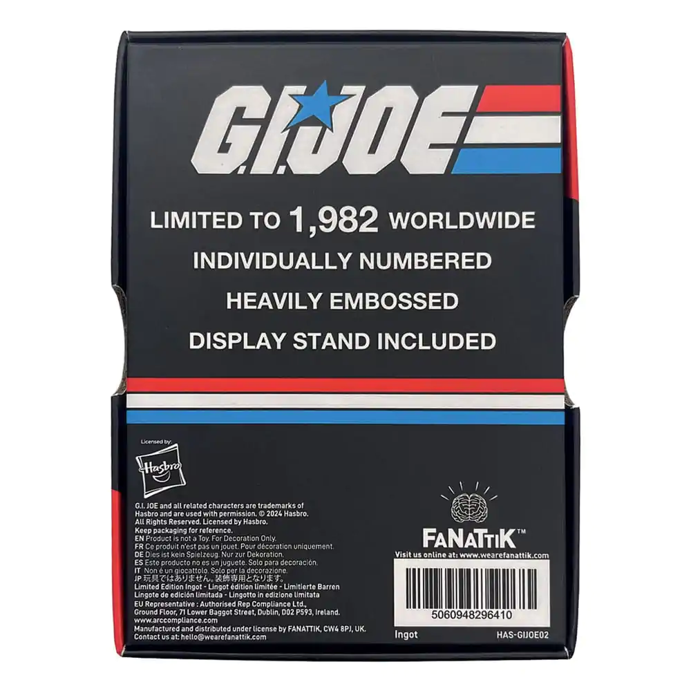 G.I. Joe Ingot A Real American Hero #1 Limited Edition Produktfoto