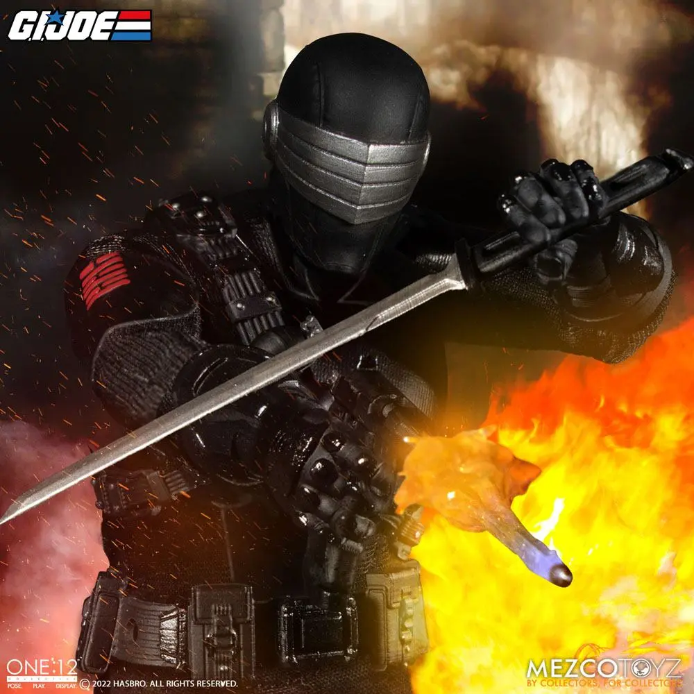 G.I. Joe Actionfigur mit Leuchtfunktion 1/12 Snake Eyes Deluxe Edition 17 cm termékfotó