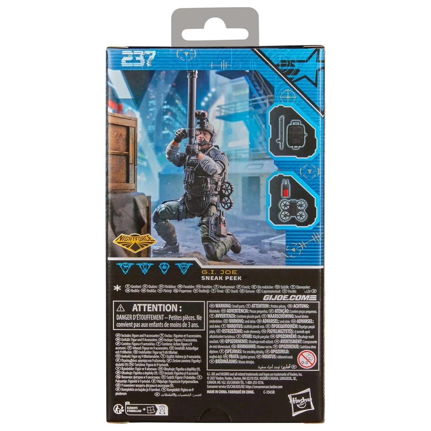 G.I. Joe Nightforce Sneak Peek Figur 15 Zentimeter Produktfoto