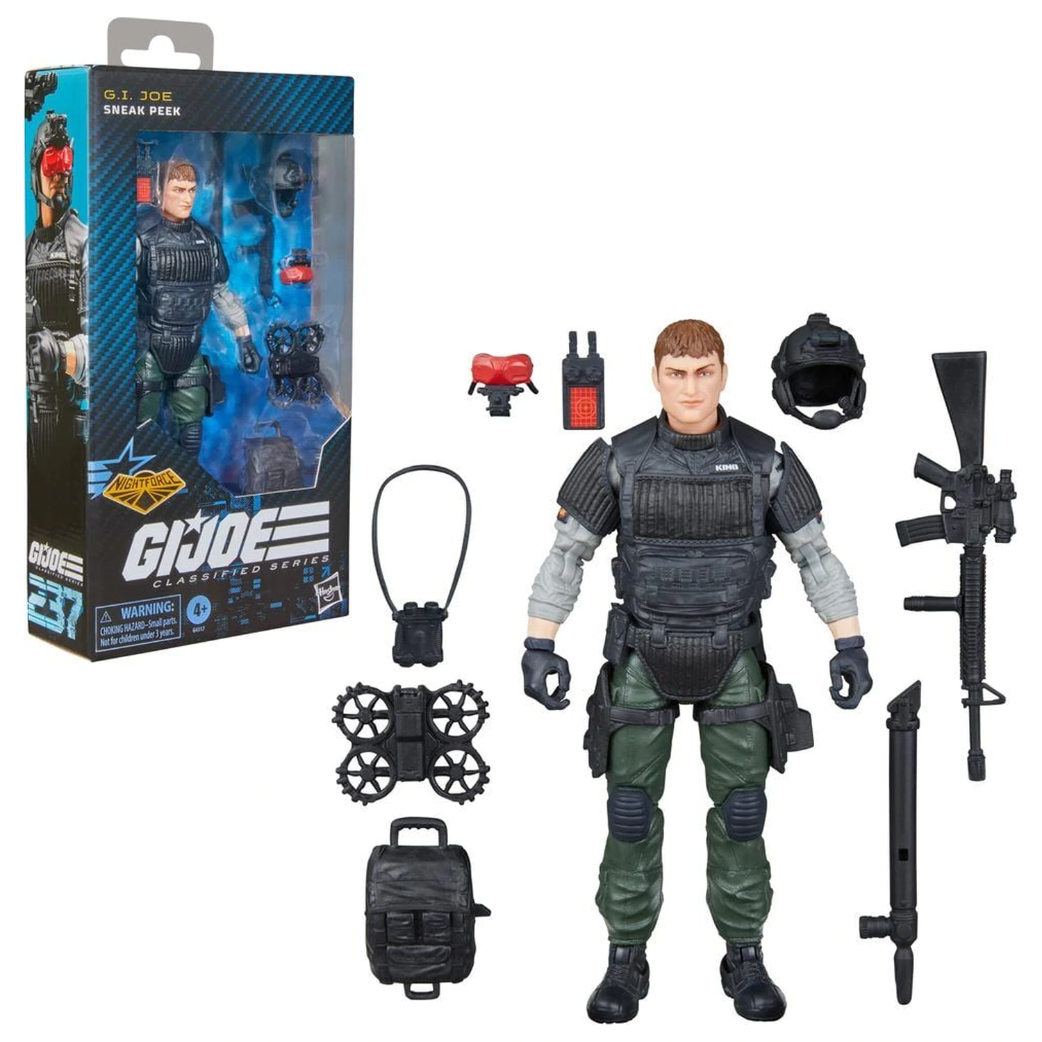 G.I. Joe Nightforce Sneak Peek Figur 15 Zentimeter Produktfoto