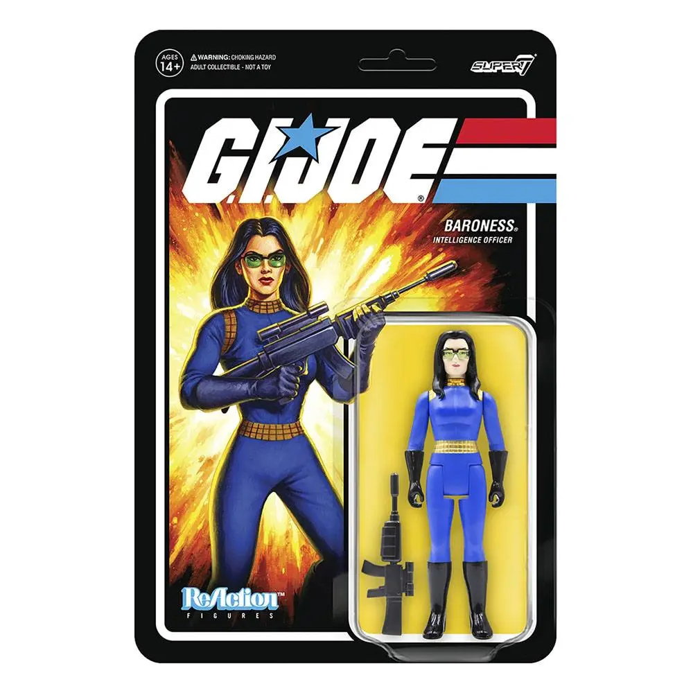 G.I. Joe ReAction Actionfigur Baroness 10 cm Produktfoto