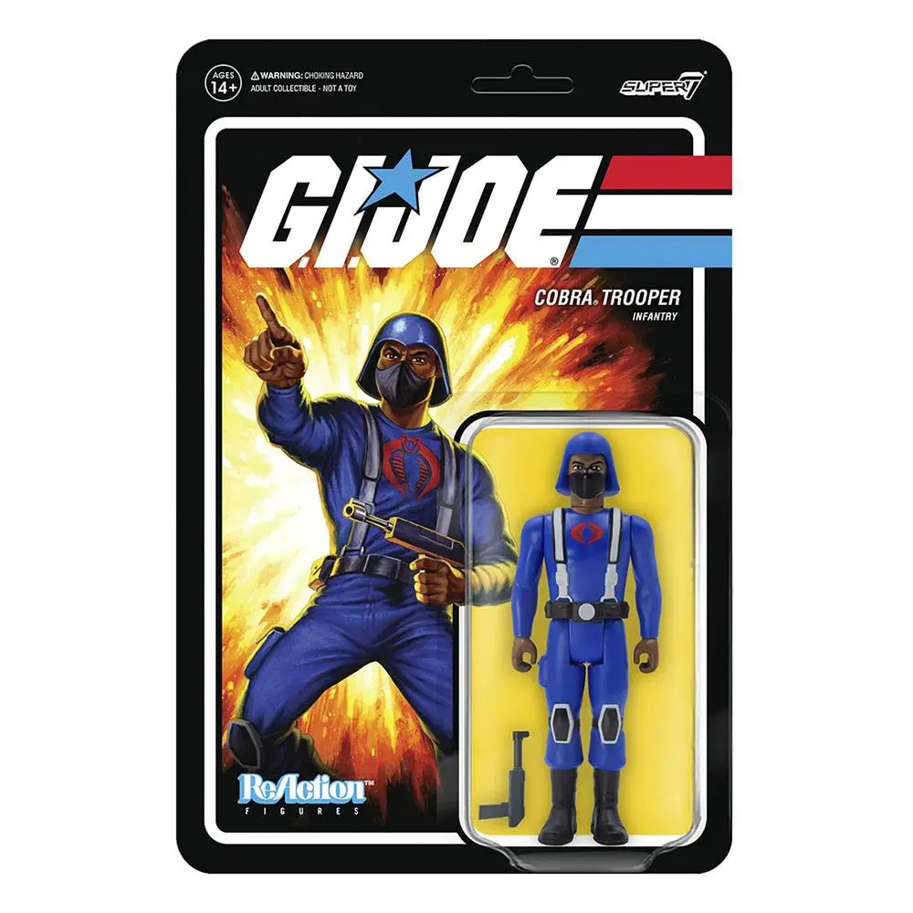 G.I. Joe ReAction Actionfigur Cobra Trooper H-back (Brown) 10 cm Produktfoto