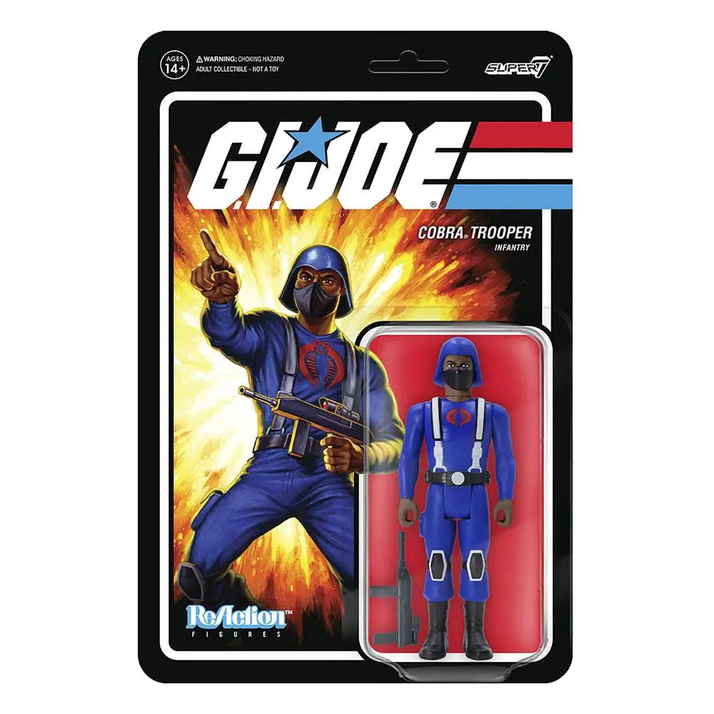 G.I. Joe ReAction Actionfigur Cobra Trooper Y-back (Brown) 10 cm Produktfoto