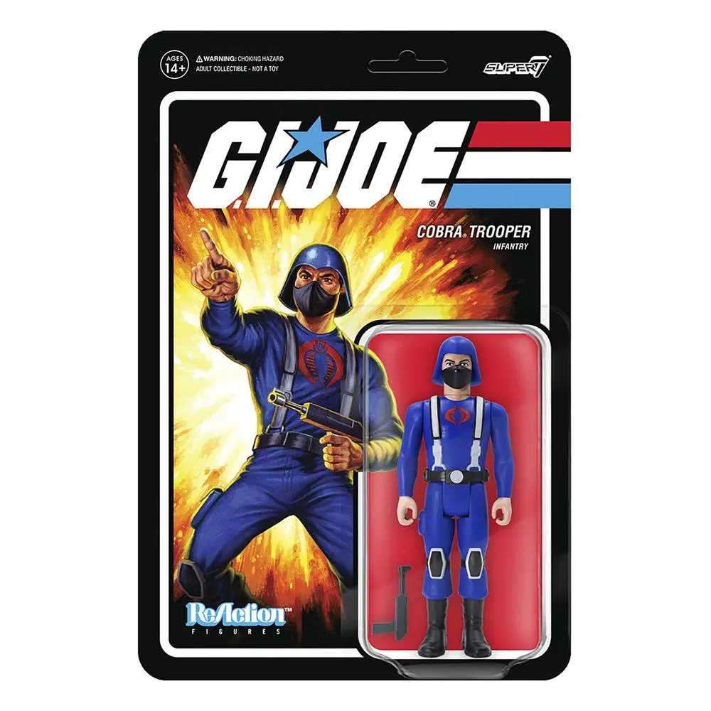 G.I. Joe ReAction Actionfigur Cobra Trooper Y-back (Pink) 10 cm Produktfoto