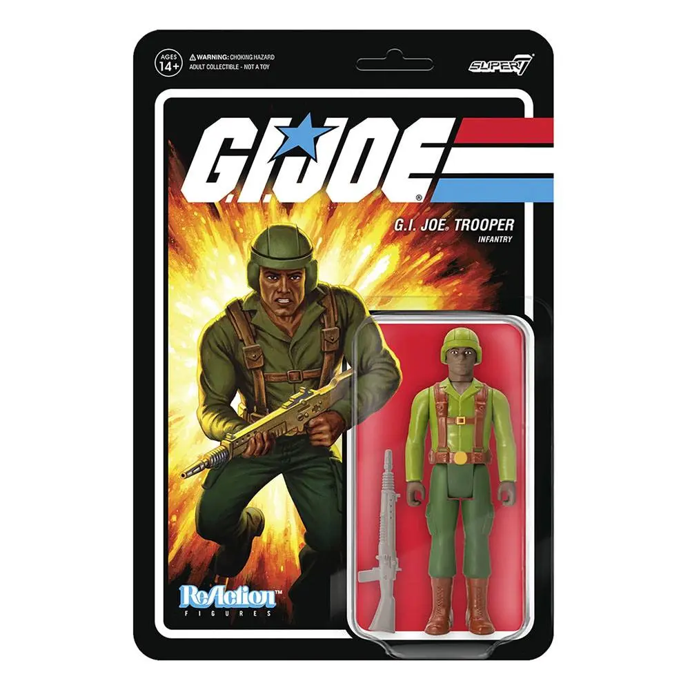 G.I. Joe ReAction Actionfigur Greenshirt (Brown) 10 cm Produktfoto