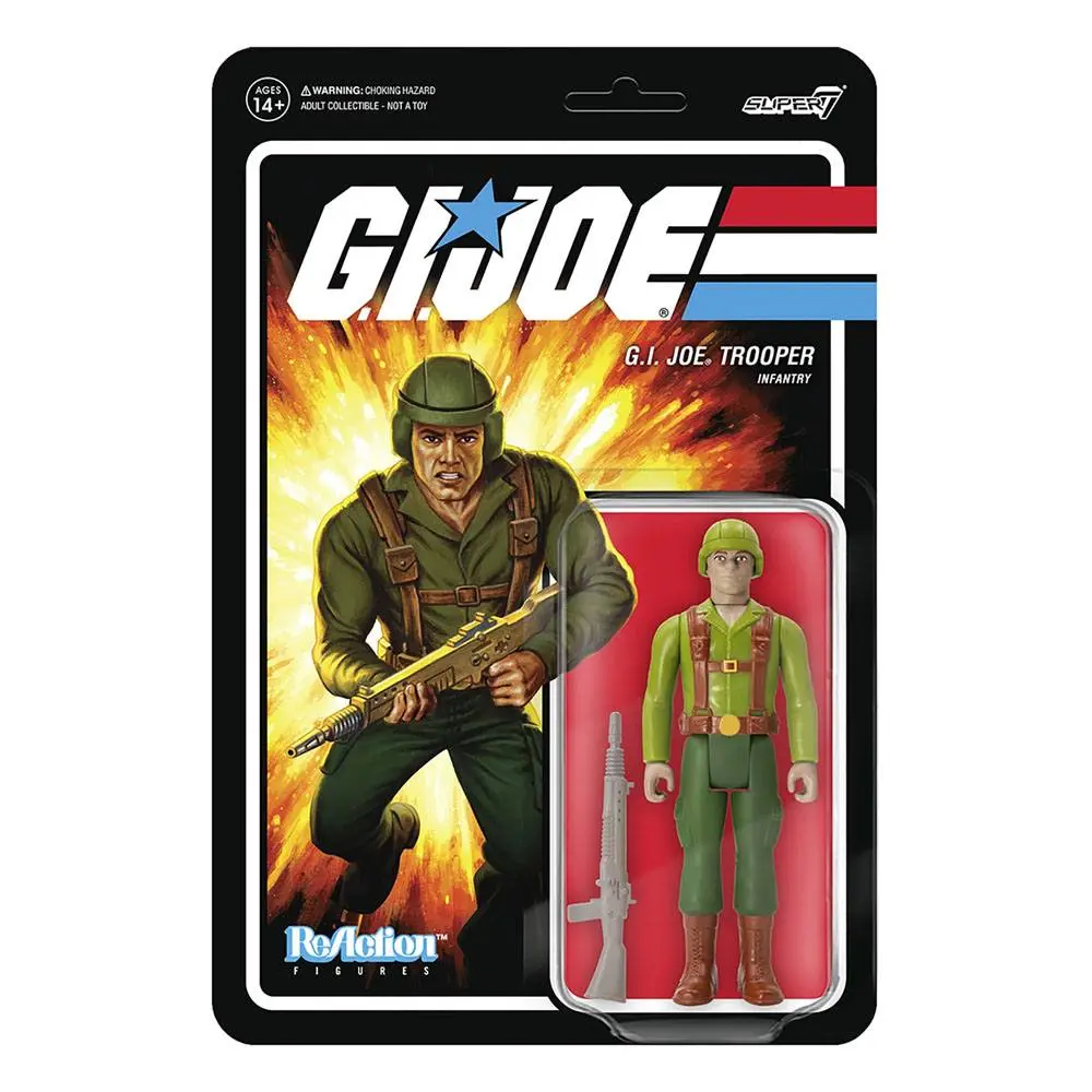 G.I. Joe ReAction Actionfigur Greenshirt (Tan) 10 cm Produktfoto