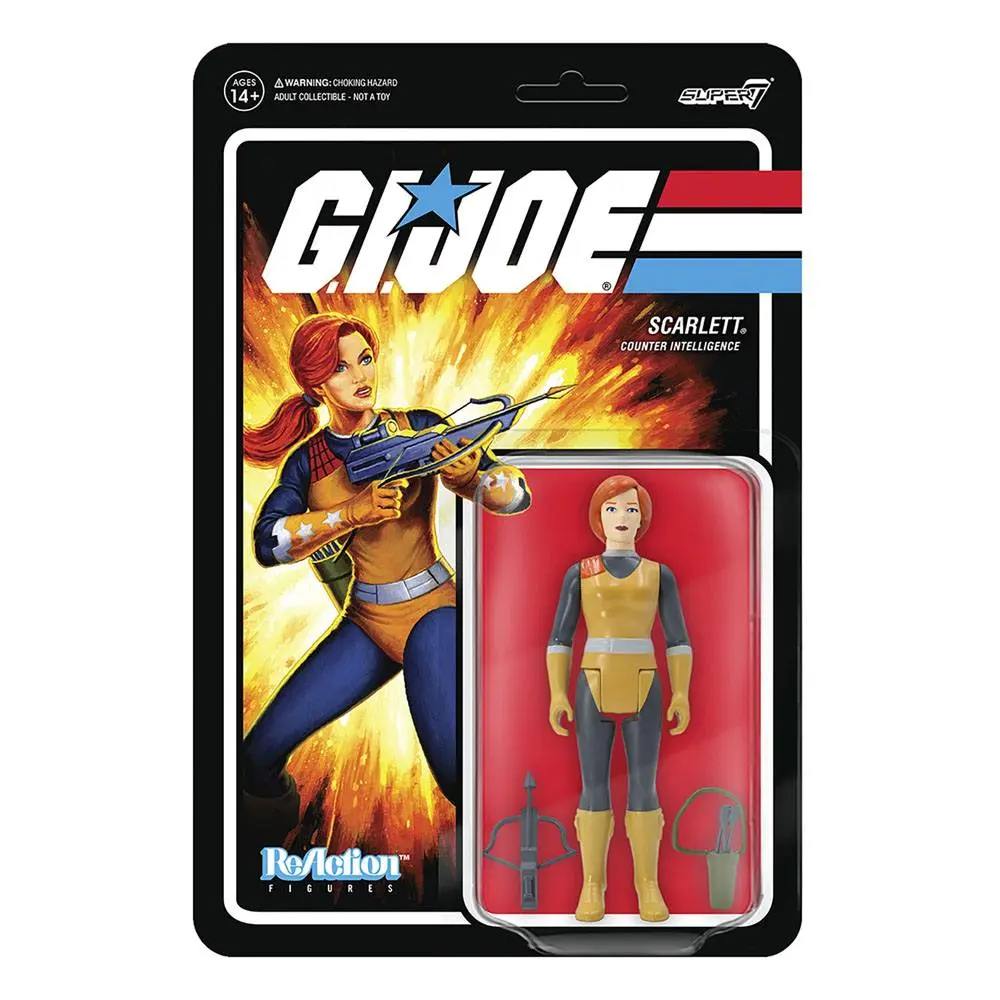 G.I. Joe ReAction Actionfigur Scarlett 10 cm Produktfoto