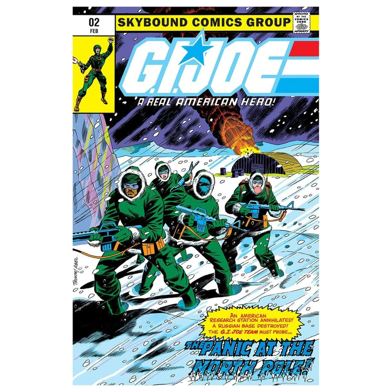 G.I. Joe ReAction+ Action Figur Snake Eyes (Skybound Comic Box Series, Ausgabe #2) Produktfoto