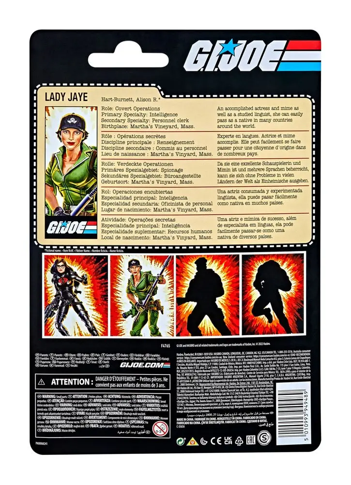 G.I. Joe Retro Collection Actionfigur 2022 Lady Jaye 15 cm Produktfoto