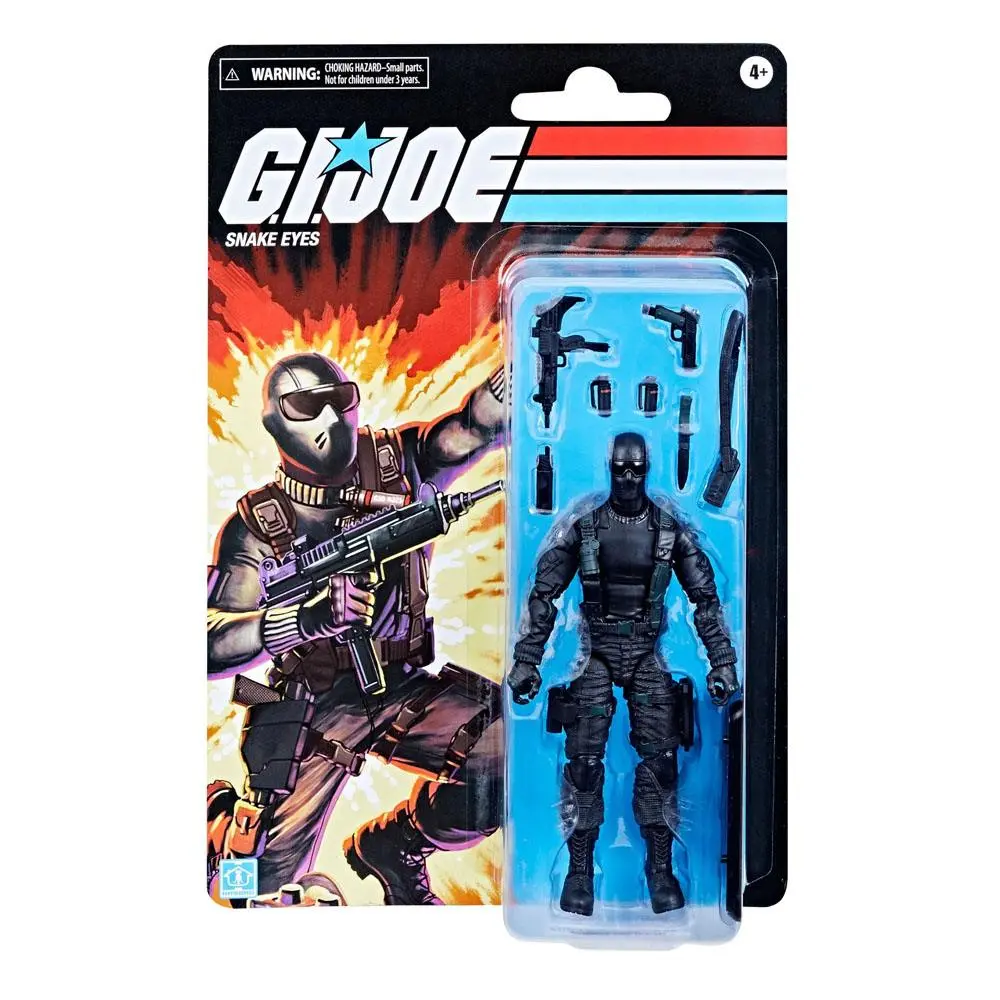 G.I. Joe Retro Collection Actionfigur Snake Eyes 15 cm Produktfoto