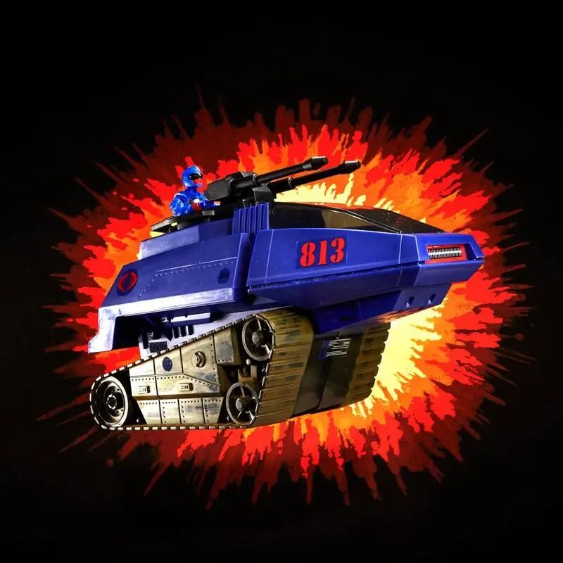 G.i. Joe Retro Fahrzeug +  H.I.S.S. III Cobra Rip It set Figur Produktfoto