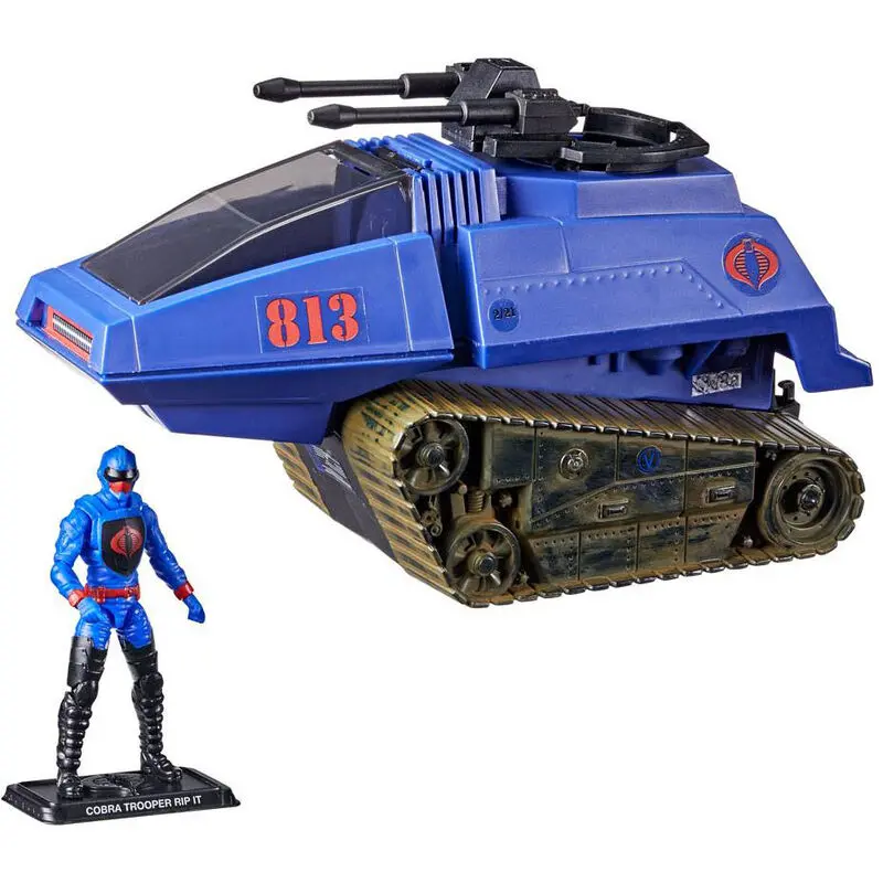 G.i. Joe Retro Fahrzeug +  H.I.S.S. III Cobra Rip It set Figur Produktfoto
