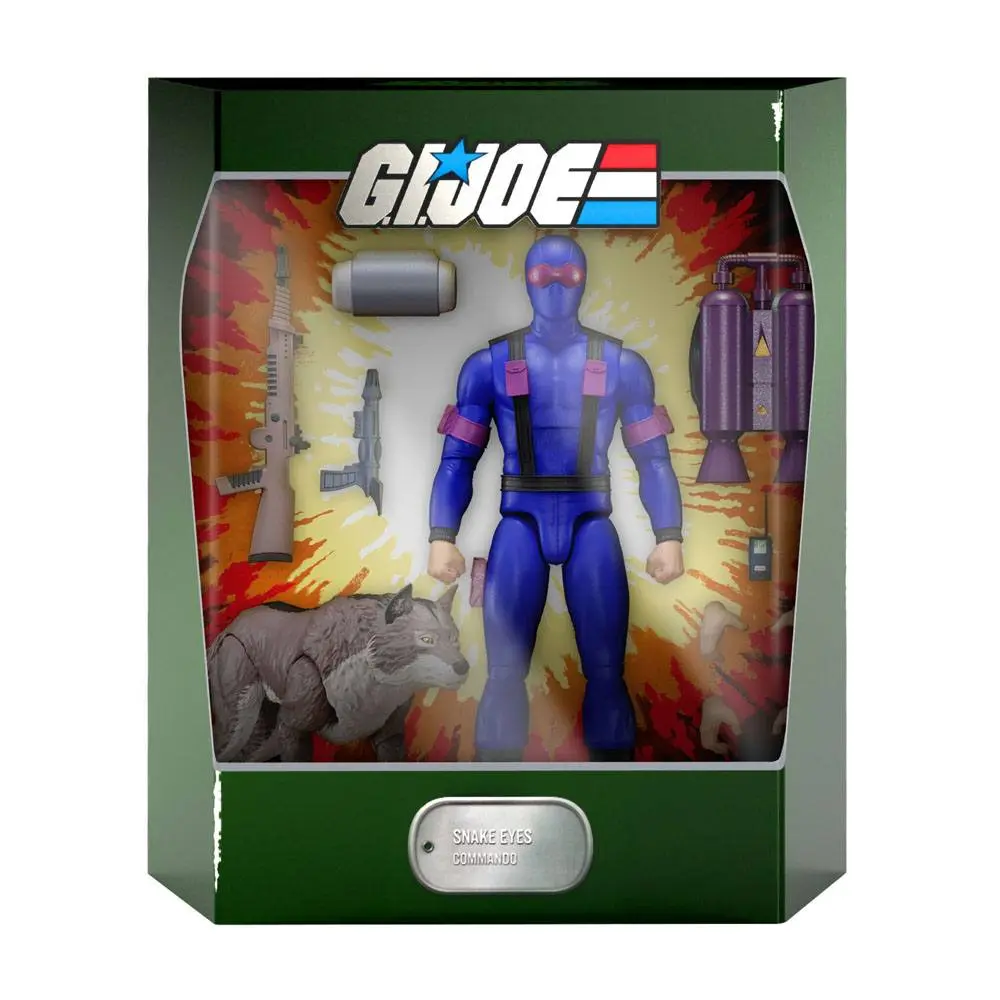 G.I. Joe Ultimates Actionfigur Snake Eyes [Real American Hero] 18 cm termékfotó