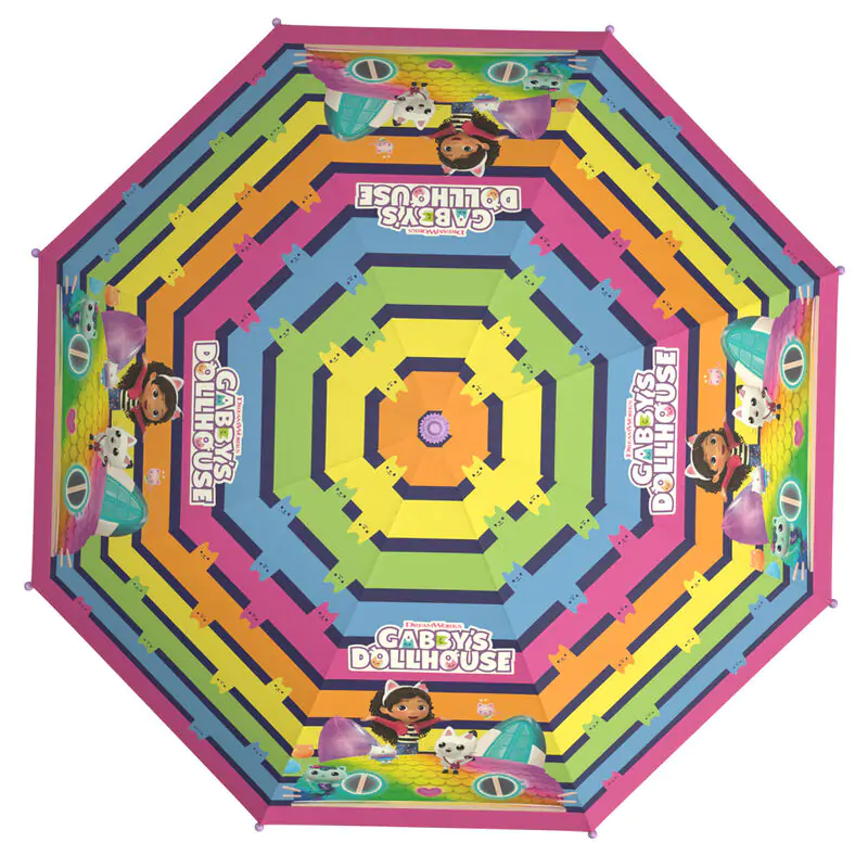 Gabby Doll House automatischer Regenschirm 48cm Produktfoto