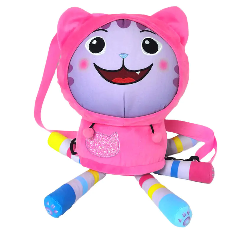 Gabby Doll House Plüsch Rucksack DJ Hood 38cm Produktfoto