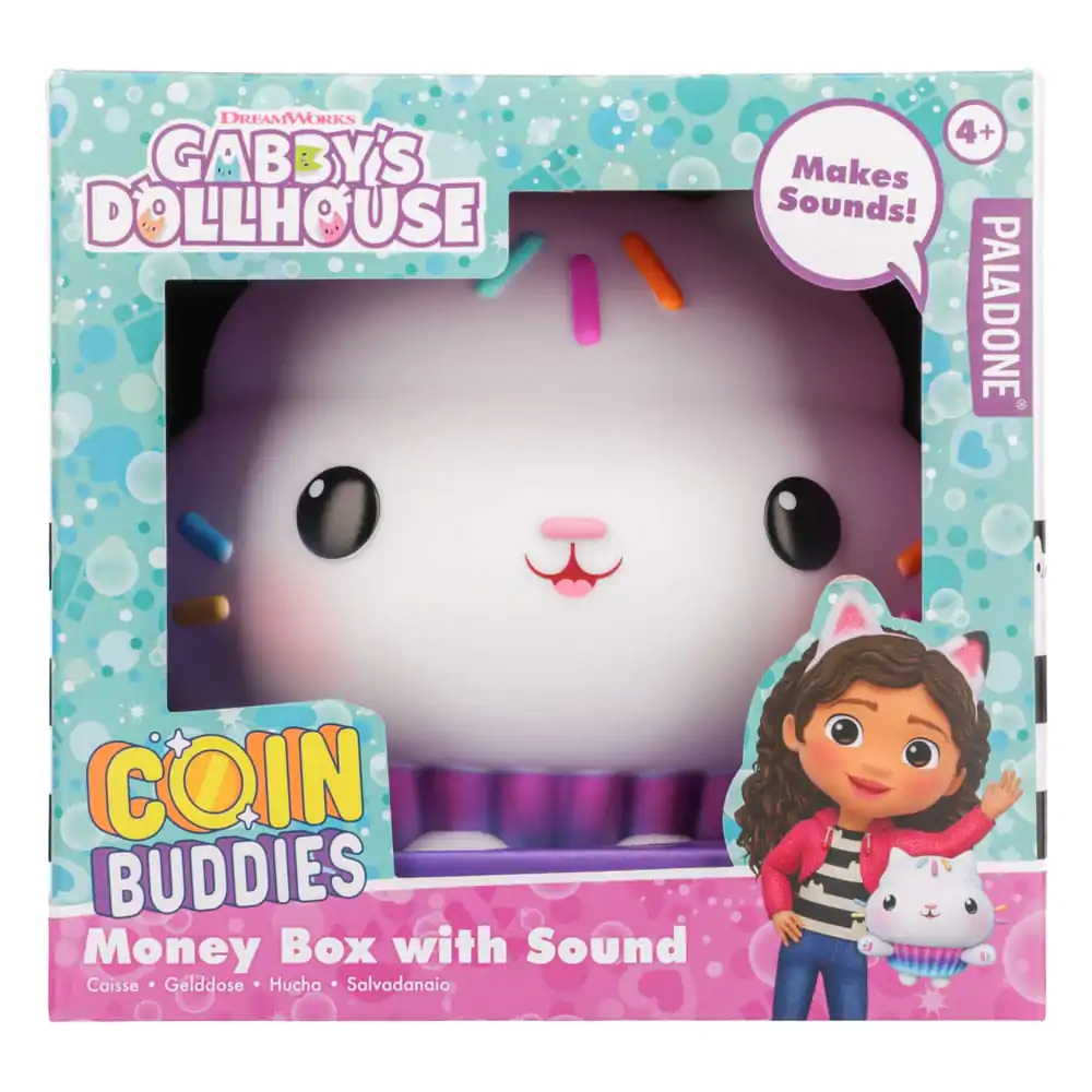 Gabby's Dollhouse Money Bank Cakey Cat Spardose Produktfoto