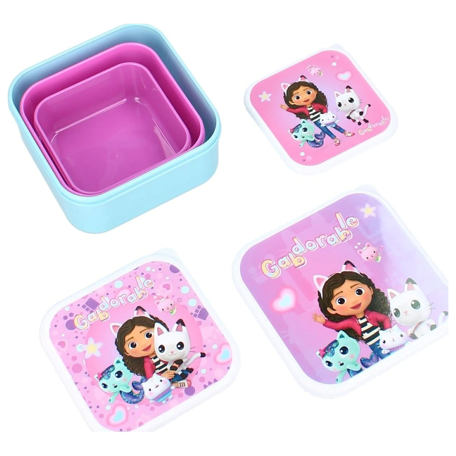 Gabby's Dollhouse Snackbox-Set Fresh Bites 12 cm Produktfoto