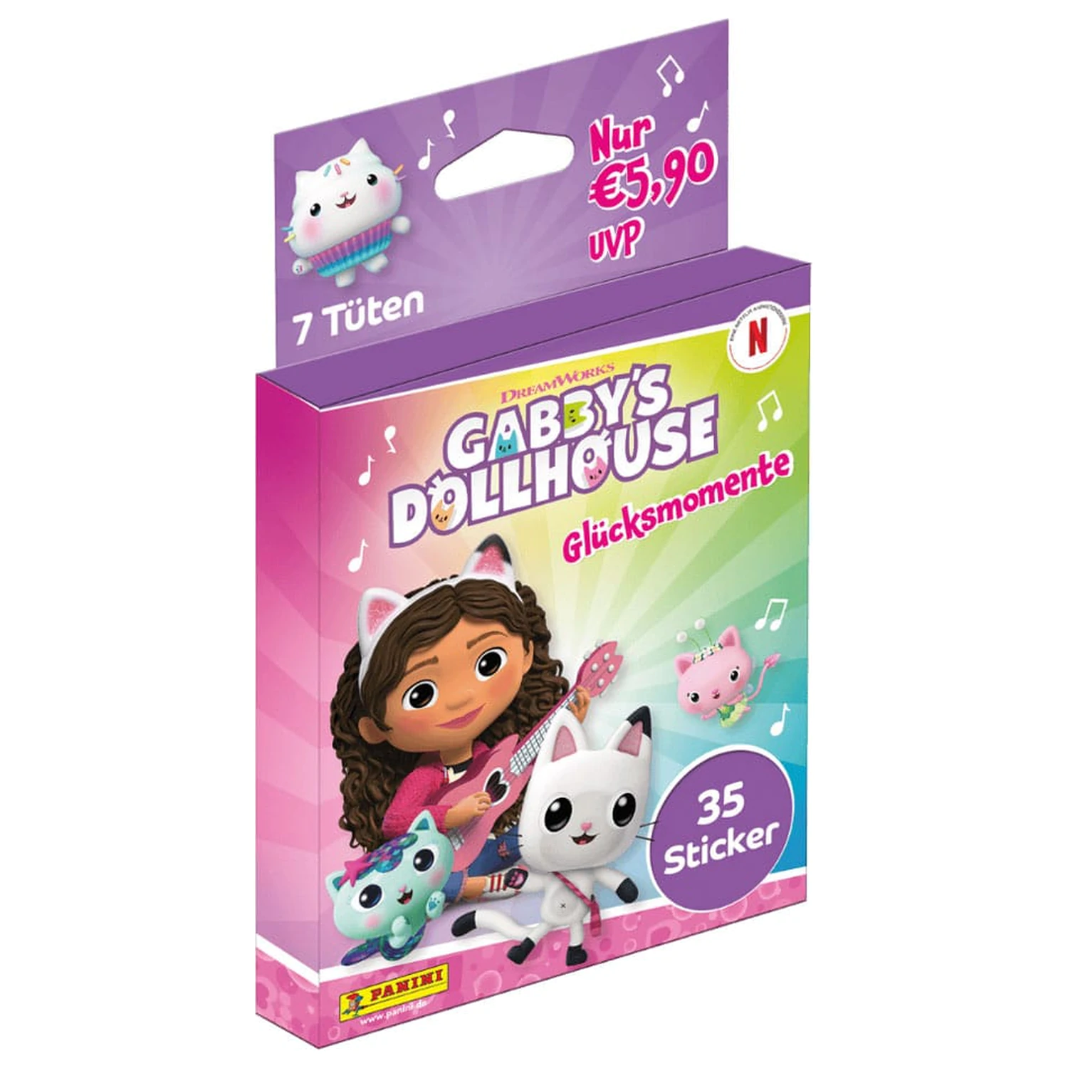 Gabby's Dollhouse Momente des Glücks Aufklebersammlung Öko-Blisterpackung *German Version* Produktfoto