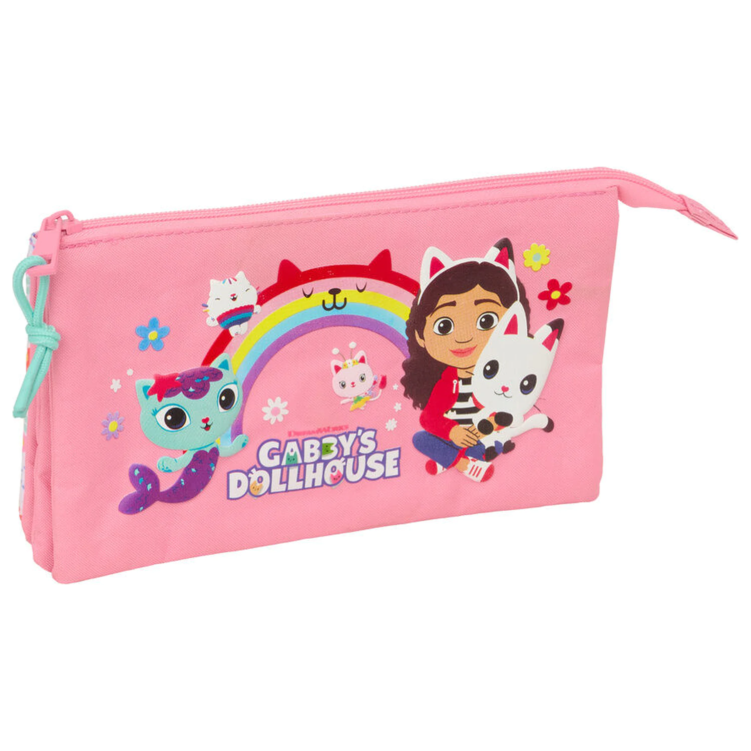 Gabby's Dollhouse Dreifach-Federmäppchen Produktfoto