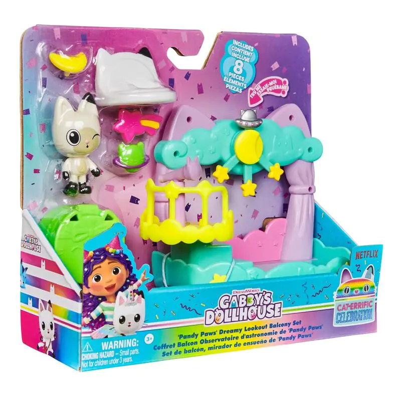 Gabbys Dollouse Pandy Paws Dreamy Lookout Balcony Spielset termékfotó