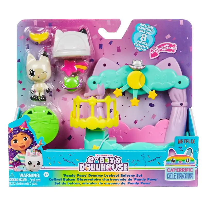 Gabbys Dollouse Pandy Paws Dreamy Lookout Balcony Spielset termékfotó