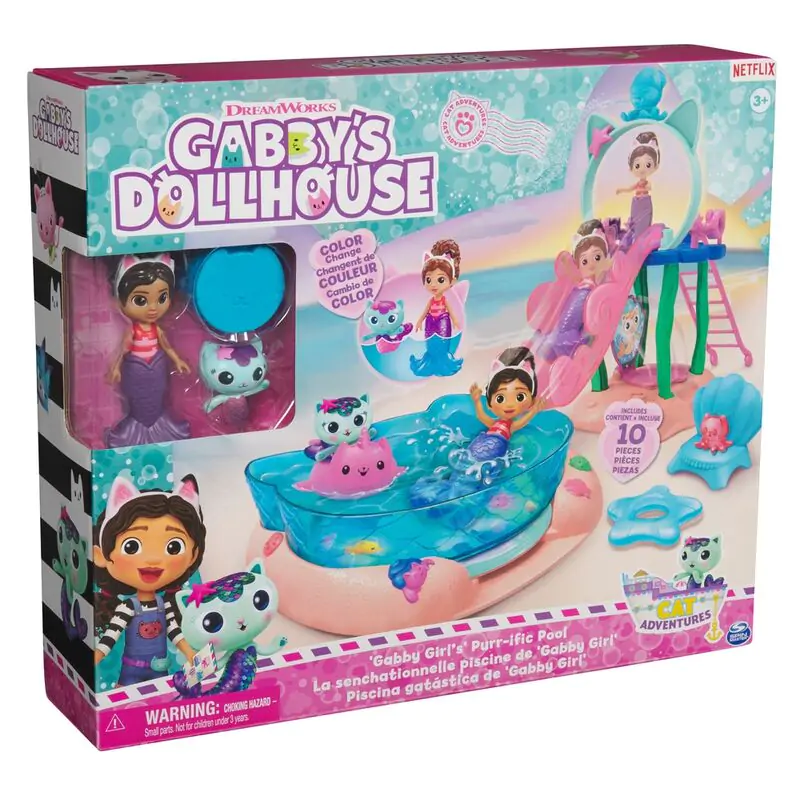 Gabbys Dollouse House Pool Gabbys and Sigeratas Spielset termékfotó