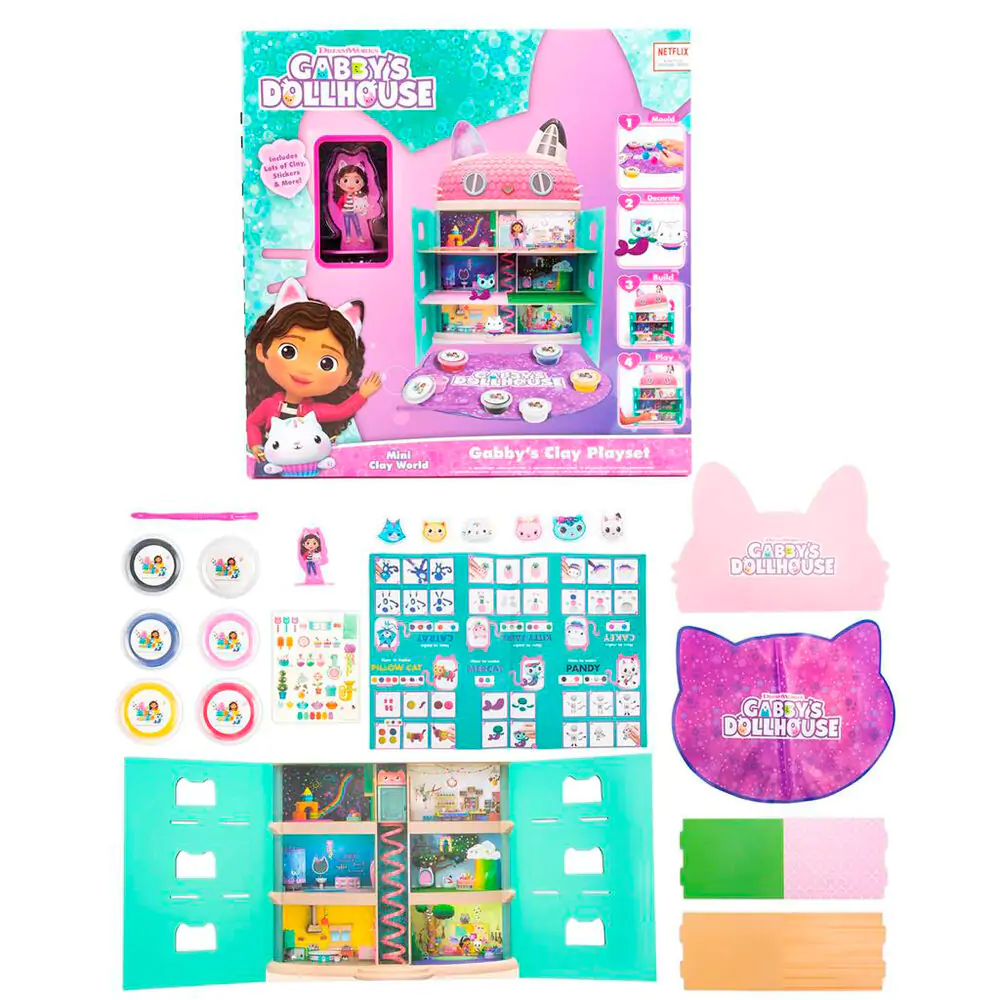 Gabbys Dollhouse mini clay Spielset Produktfoto