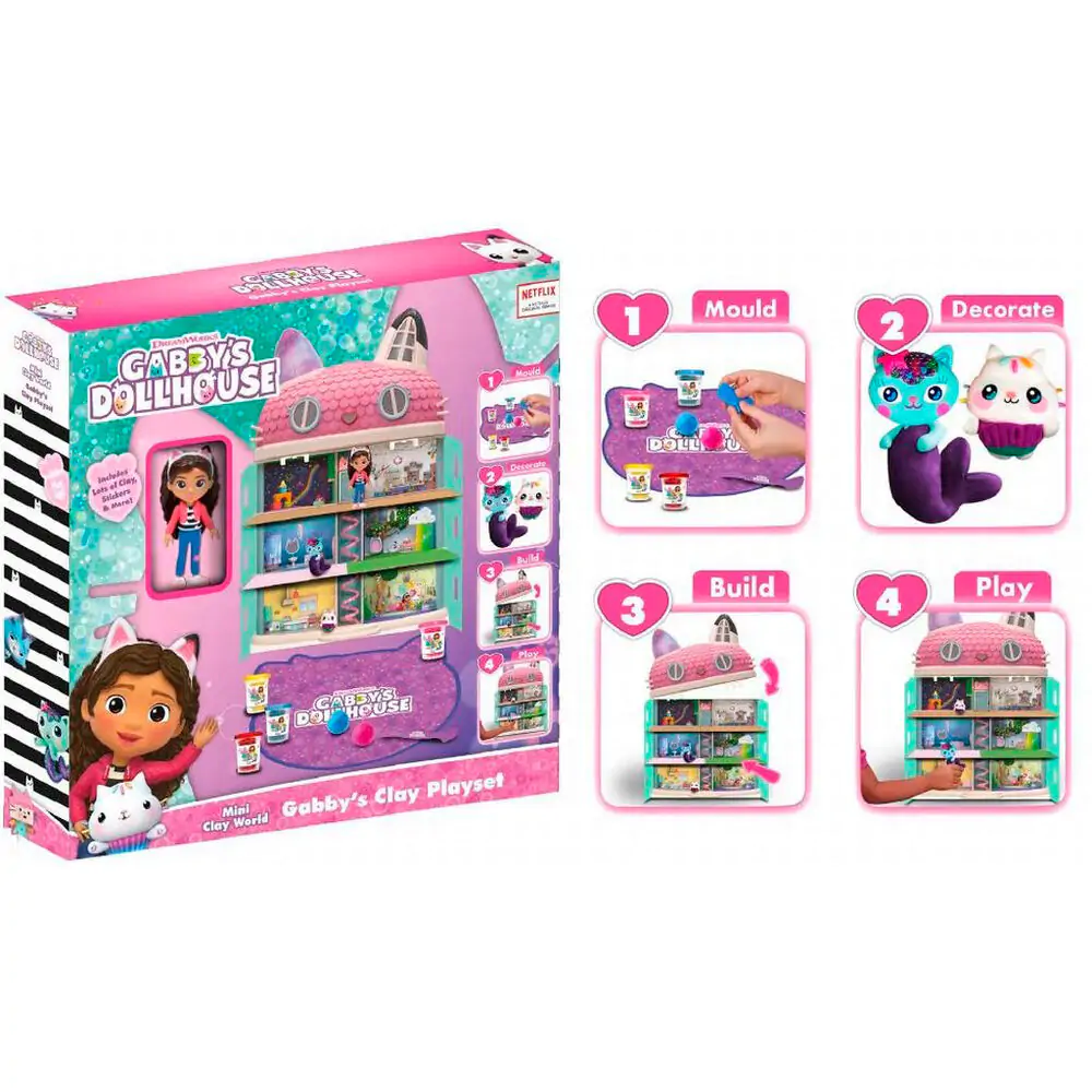Gabbys Dollhouse mini clay Spielset Produktfoto