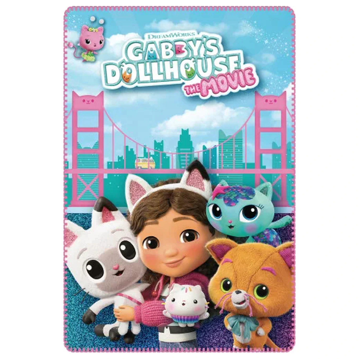 Gabby's Dollhouse Adventure Fleecedecke 100x150cm Produktfoto