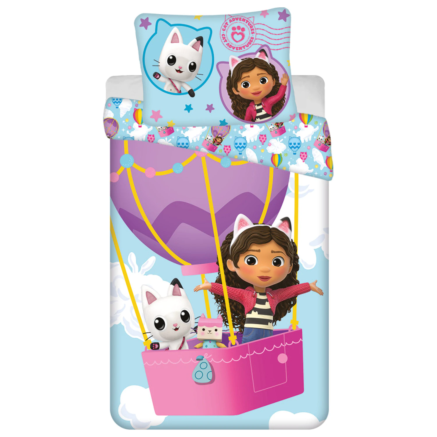 Gabby's Dollhouse Ballon Bettbezug Produktfoto