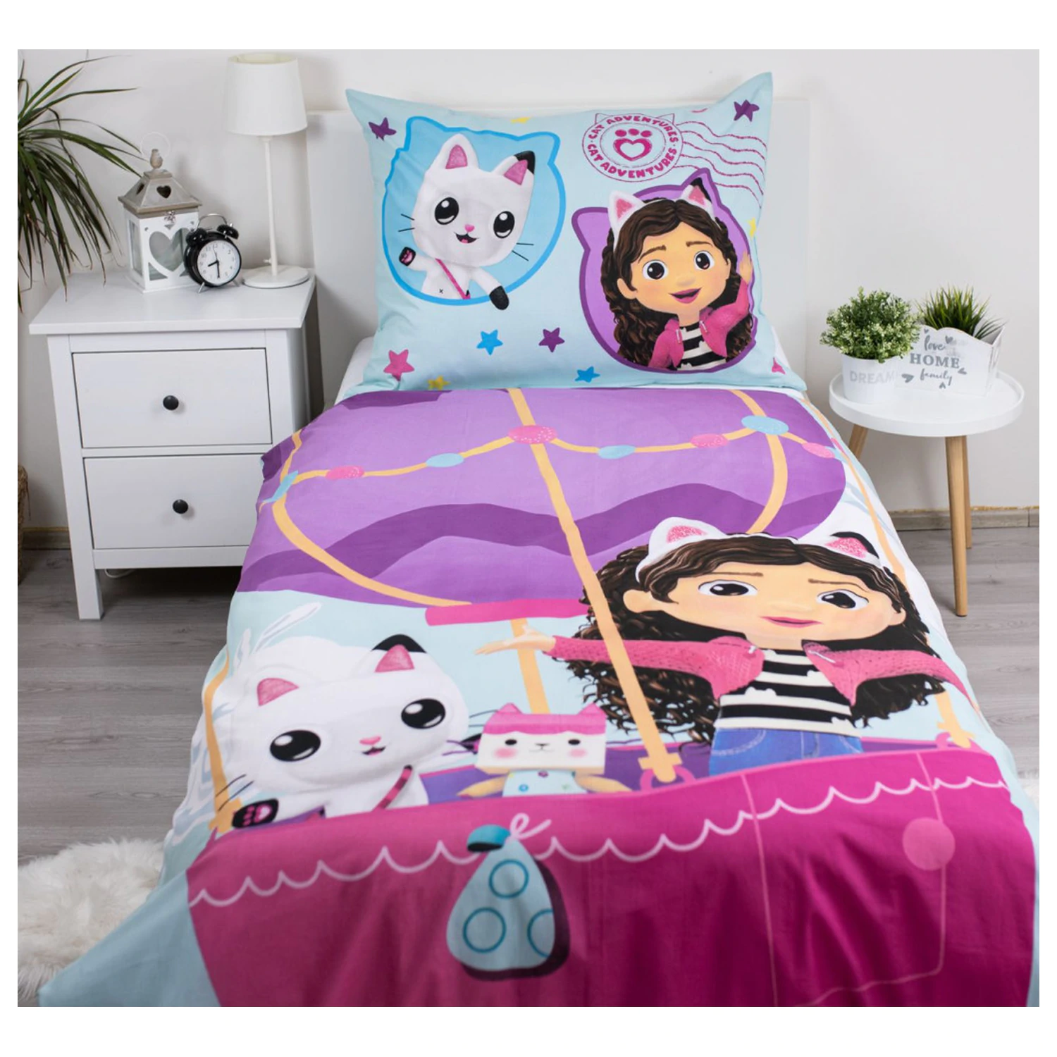 Gabby's Dollhouse Ballon Bettbezug Produktfoto